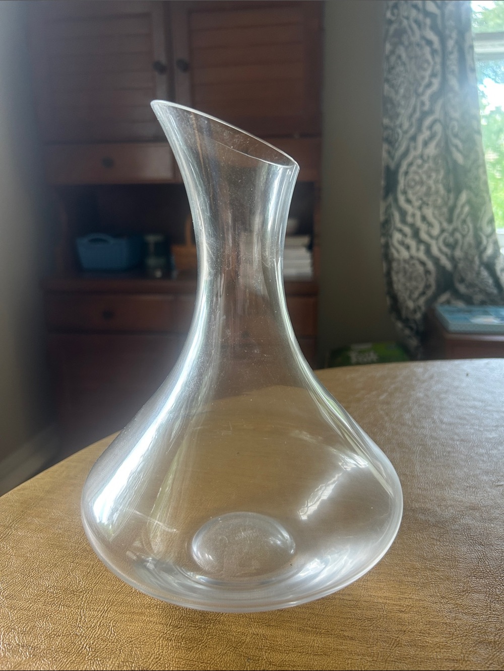 William Sonoma Clear Glass Decanter - Home Accents